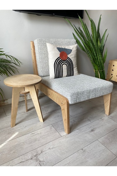almital mobilya aksesuarları furniture accessories Helle Yuvarlak Tekli Plywo...