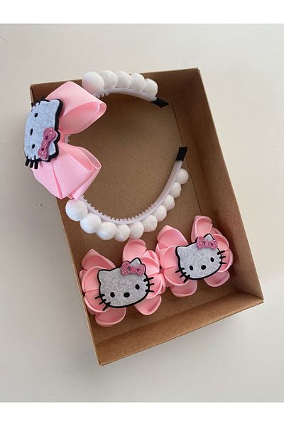 Hello Kitty Crown Buckle Set
