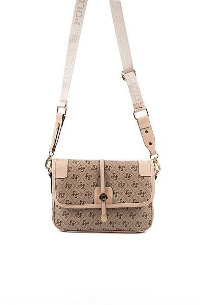 Silver Polo Geantă de damă Silver & Polo Bej închis - Skin SP1182