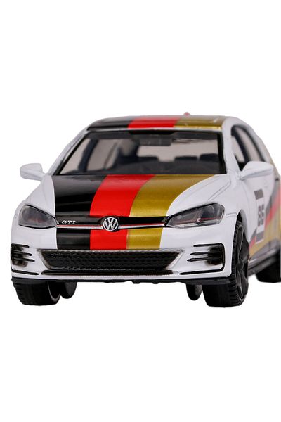 JPT Volkswagen Golf A7 GTI racing orange/silver model