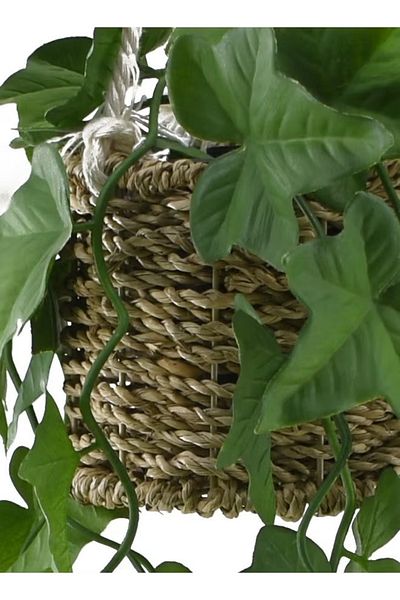 DRAMA HOME Artificial Hanging Plant Artificial Plants for Home, Bedroom, Garden, Indoor Outdoor Hanging Basket