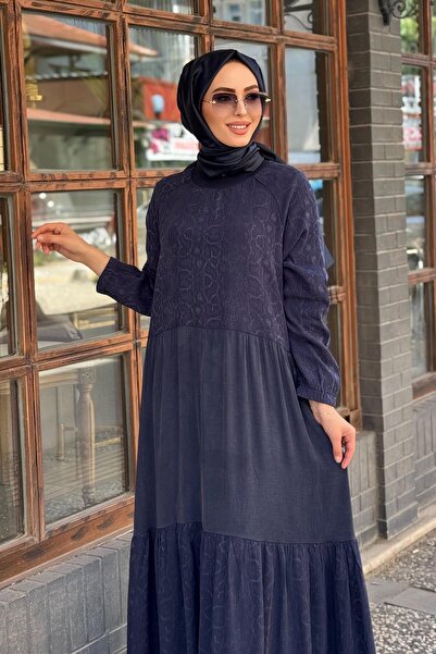 Invee Elbise 7033 Lacivert