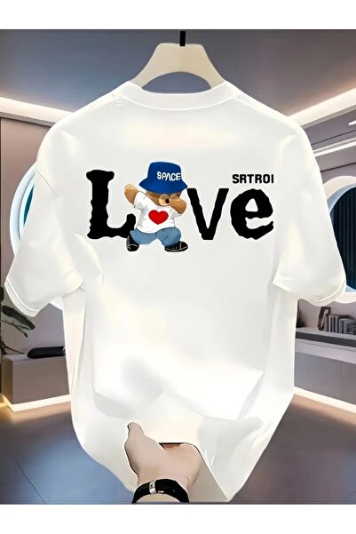 LAND MODA Ρετρό άνετο ανδρικό μπλουζάκι από 100% βαμβάκι - Κοντομάνικο, μαύρο...