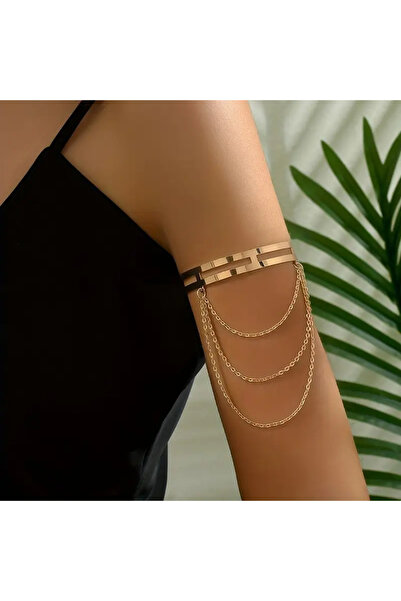 Girift Vintage Spirit Zincirli Kol Takısı Üst Kol Bileziği