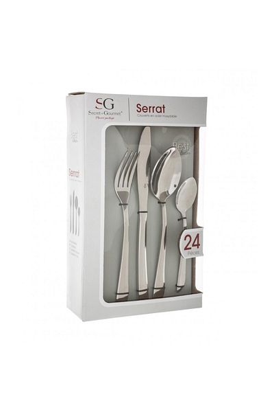 Secret de Gourmet SG Serrat cutlery set, stainless steel, 24 pieces