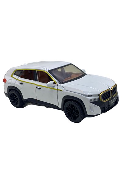 JPT BMW XM white metal model replica lights, sound, opening doors 1:32 scale