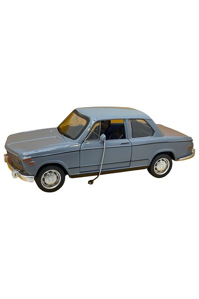 JPT BMW 3 Series, 1977, 1:32, lights, sound, gray, metal model