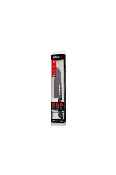 Samura Μαχαίρι Santoku, Samura Shadow, HRC 59, λεπίδα από ιαπωνικό ατσάλι 17,5 cm
