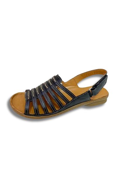 İNZE AYAKKABI Genuine Leather Sandals Model Name: Solari