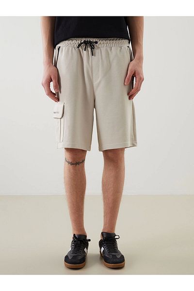 LC Waikiki Ανδρικό σορτς XSIDE Beige Standard Fit