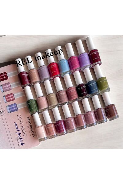 real beauty طلاء أظافر لامعة – 24 لون ساحر تألقي كل يوم بلون جديد