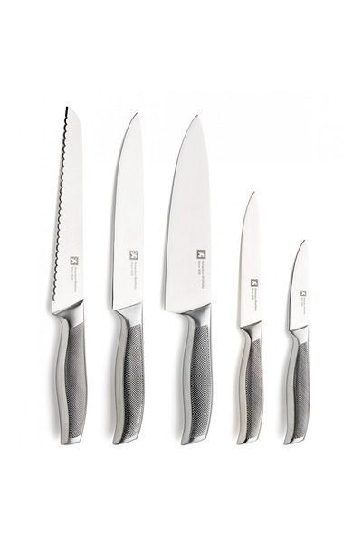 RICHARDSON SHEFFİELD Richardson Sheffield Sense knife set, stainless steel, wooden stand, 5 knives
