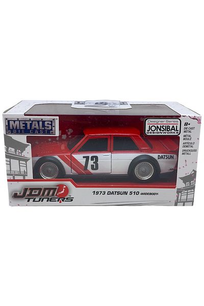JPT Model 1973 Datsun 510 orange/white 1/32