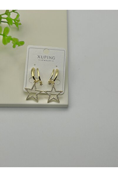 Badiva.Co İkili Görünümlü VIP Yıldız Küpe