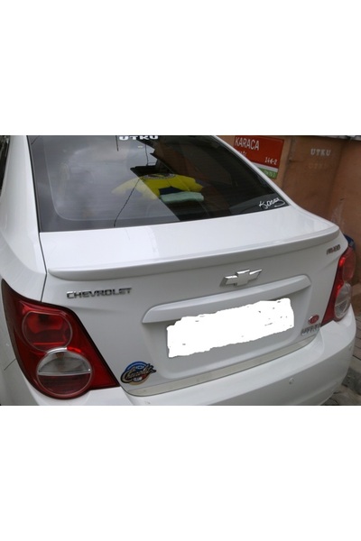 Yerli Aveo T300 Sedan Bagaj Üstü Anatomik Spoiler Boyasız