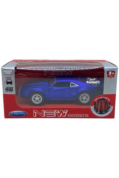 JPT Blue racing sports car metal model