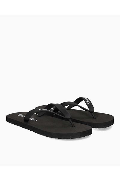 Calvin Klein Men's Black Flip Flops Hm0hm00956-beh