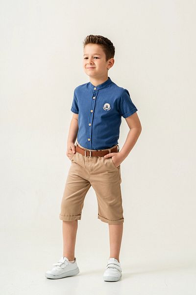 My Hanne Judge Collar Shorts Boy Suit 2544