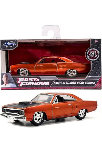JPT Model Fast and Furious Dom's plymouth road runner, orange