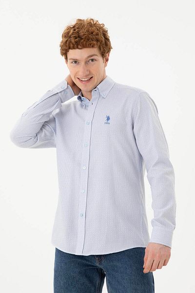 U.S. Polo Assn. SUA Polo Assn. Cămașă pentru bărbați Cato albastru închis 1831081