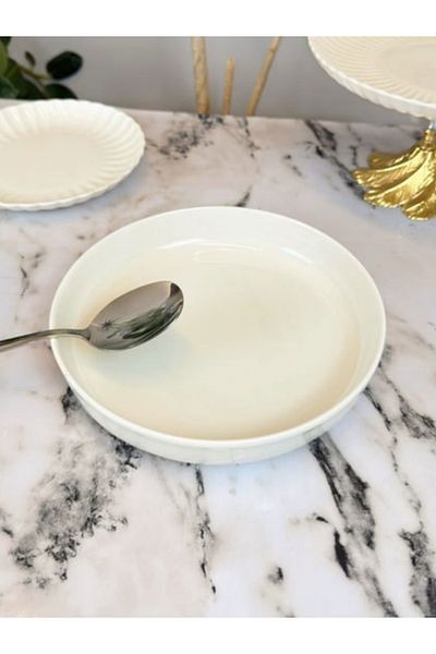 RGS ÇİNİ Rgs Homelife Porcelain Deep Salad Bowl & Serving Bowl 24 cm Bowl