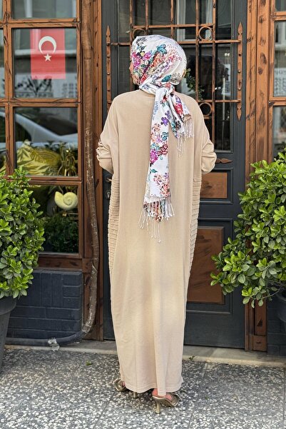 Invee Triko Elbise 7060 Camel