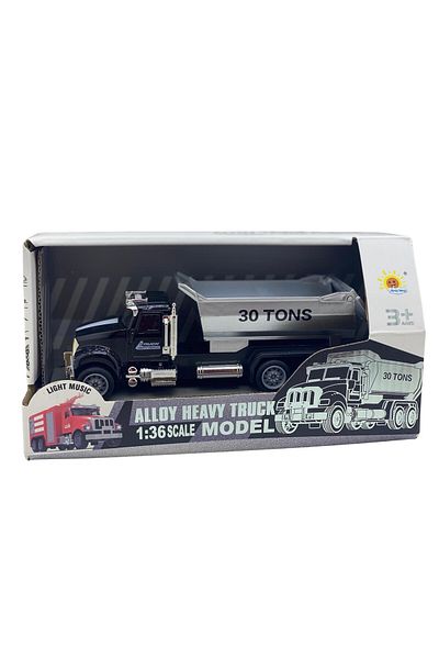 JPT Dump truck model with sound and light 1/36