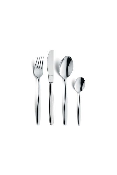 Amefa Florence Cutlery Set, 18/10 Stainless Steel, 3 Mm, 24 Pieces