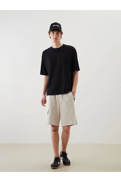 LC Waikiki Ανδρικό σορτς XSIDE Beige Standard Fit
