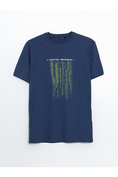 LC Waikiki Tricou pentru bărbați din bumbac pieptănat cu decolteu