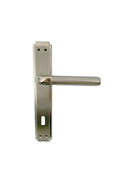 Hira Melis Lüx Gül Nikel-Saten Alüminyum Oda Kapı Kolu–Modern Tasarım,Dayanıklı Malzeme, İç Mekan Uyumlu