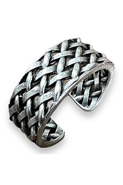 Takı Dükkanı Örgü Model Boyu Ayarlanabilir Erkek Kadın Alyans Yüzük bby14