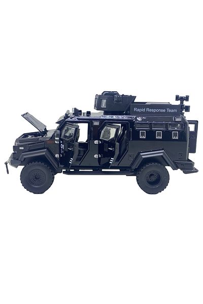 JPT Armored metal model of the Police SWAT 1:24 with sound, LED lights, spring