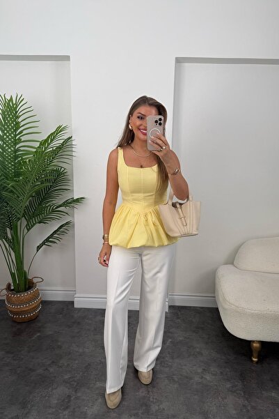 HARMONY GLOBAL Μπλούζα σε σχήμα κορσέ με υφασμάτινη φούστα μπαλόνι Mint Poplin – Φερμουάρ και ολόσωμη εφαρμογή