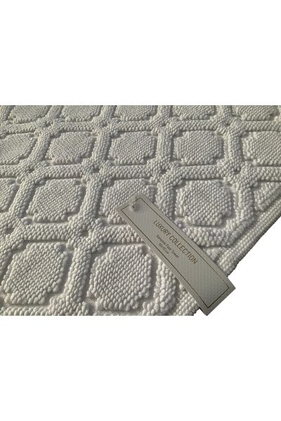 Madame Coco Sansone 100% Cotton Foot Towel White 50X70 cm High Absorbency Luxury Collection