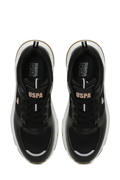 U.S. Polo Assn. Sorley Siyah Kadın Sneaker Spor Ayakkabı