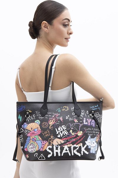 Matthew Cox Sç Byn2374 Women's Shoulder Bag Black