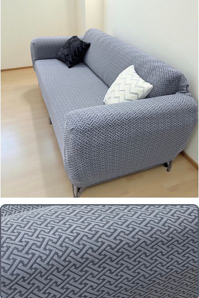 uzhanem Seat Cover Sofa Cover 1 Piece Lycra for 3 Seater Seats High Quality