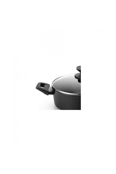 MONİX Monix Titan Rock low saucepan with lid, Quantanium non-stick coating, 28x7 cm, 4.3 liters