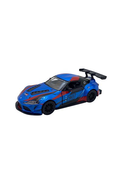 JPT 2019 Toyota GR Supra concept with Striping 1/36 blue metal model