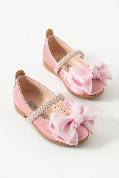 STELLA BUTİK Girl's Strappy Bow Ballerina Ballet