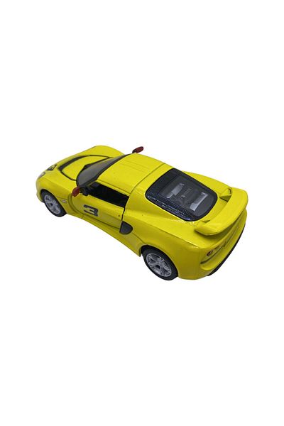 JPT Lotus Exige S yellow metal model 1:36 scale