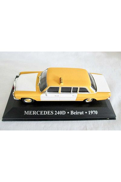 JPT Mercedes 240D Beirut 1970 taxi model, 1:43