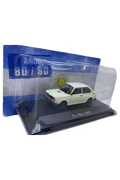 JPT Fiat Brio 127 1987 model car 1:43 White