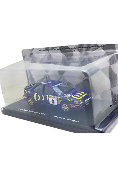 JPT Car model 1/43 subaru impreza 1995 McRae-Ringer, blue