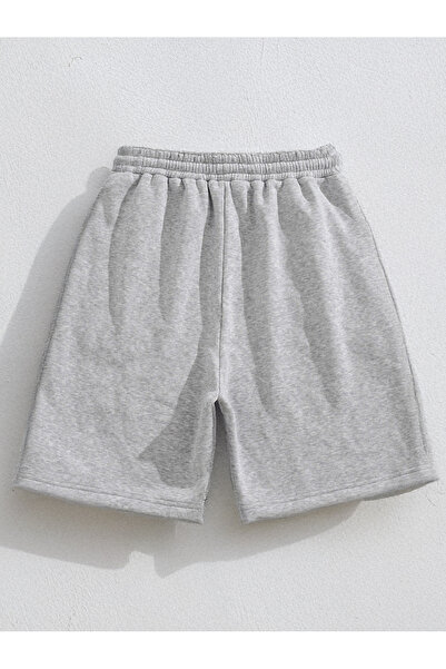 De Carte LA Logo Los Angeles Jungle Baskılı Mevsimlik Unisex Şort Bermuda