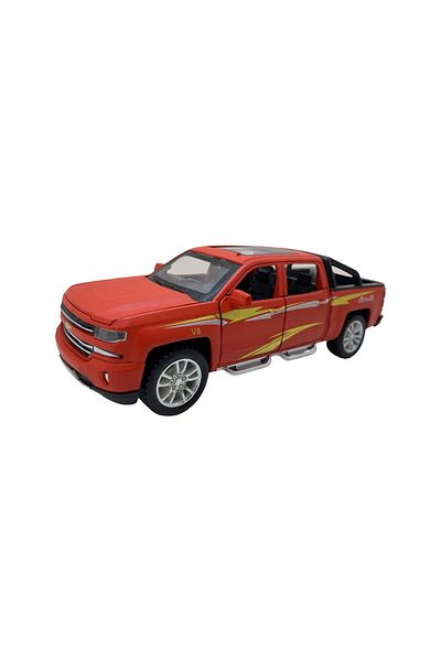 JPT Red Chevrolet Silverado replica model with sounds and lights