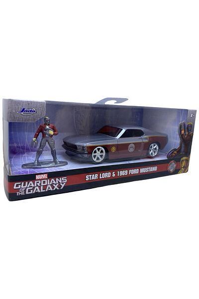 JPT Model Ford Mustang 1969 with Star Lord Figure Marvel Guardians