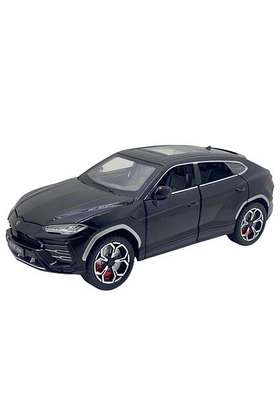 JPT Lamborghini Urus black metal model replica with smoke 1:24 scale