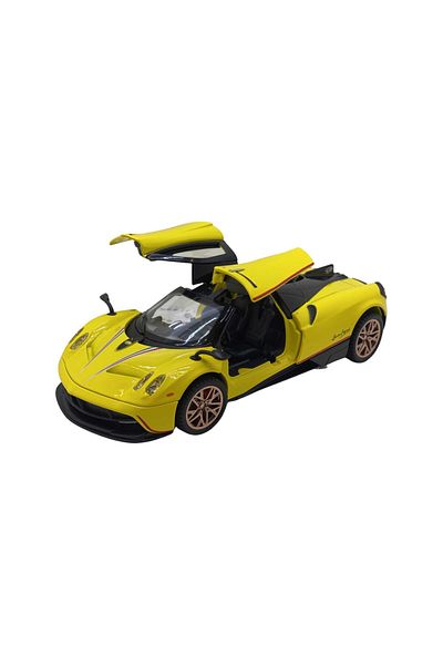 JPT Pagani Zonda yellow metal model replica 1:32 with sounds and lights